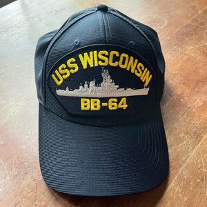 USS Wisconsin Battleship Hat
